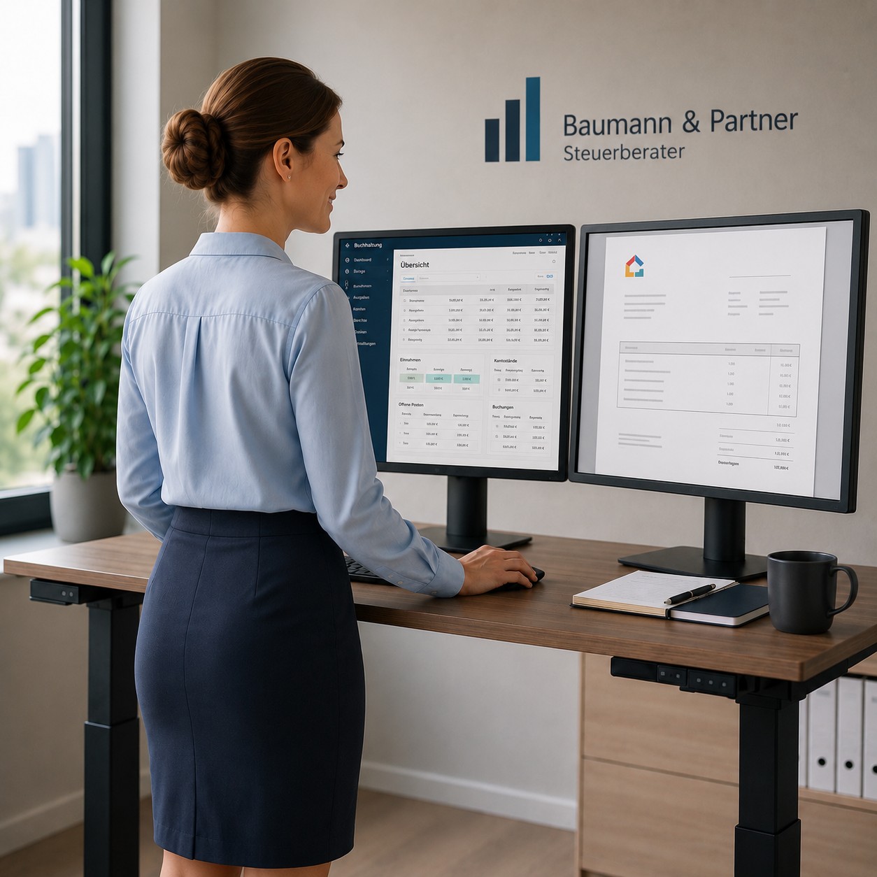 Digitale Buchhaltung bei Baumann & Partner